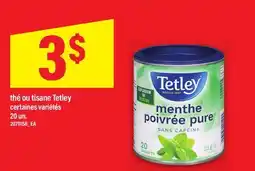 Maxi THÉ OU TISANE TETLEY, 20 un offer