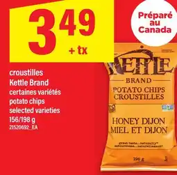 Maxi CROUSTILLES KETTLE BRAND | potato chips, 156/198 g offer