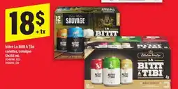 Maxi BIÈRE LA BITTT A TIBI, 12x355 mL offer