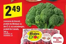 Maxi COURONNE DE BROCOLI OU CANNEBERGES, 340 G offer
