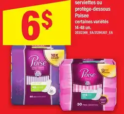 Maxi SERVIETTES OU PROTÈGE-DESSOUS POISEE, 14-48 un offer