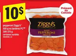 Maxi PEPPERONI ZIGGY'S , 500 G OU LANIÈRES PC, 300-375 G offer