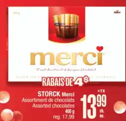 Jean Coutu STORCK Merci Assorted chocolates offer