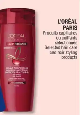 Jean Coutu L'ORÉAL PARIS Selected hair care and hair styling products offer