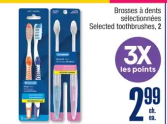 Jean Coutu PERSONNELLE Selected toothbrushes offer