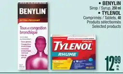 Jean Coutu BENYLIN, TYLENOL Selected products offer