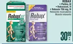 Jean Coutu ROBAX Platine, Robaxacet, Robaxin Muscle relaxants offer