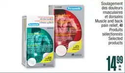 Jean Coutu PERSONNELLE Muscle and back pain relief, Selected products offer