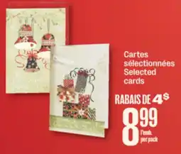 Jean Coutu Selected cards offer