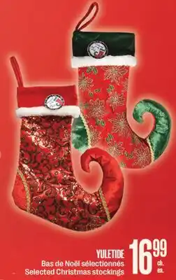 Jean Coutu YULETIDE Selected Christmas stockings offer