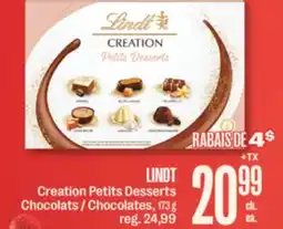 Jean Coutu LINDT Creation Petits Desserts Chocolates offer