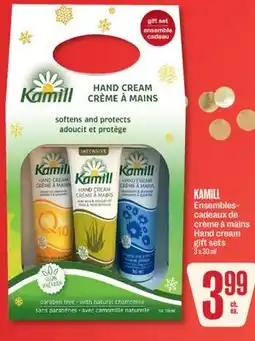 Jean Coutu KAMILL Hand cream gift sets offer