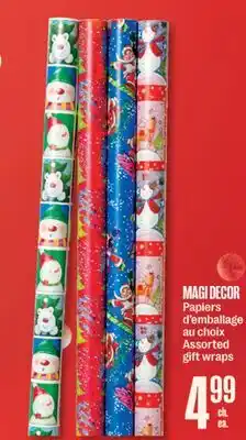 Jean Coutu MAGI DECOR Assorted gift wraps offer