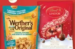 Jean Coutu LINDT Lindor, WERTHER'S Original Produits sélectionnés offer