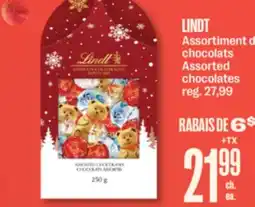 Jean Coutu LINDT Assorted chocolates offer