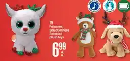 Jean Coutu TY Selected plush toys offer