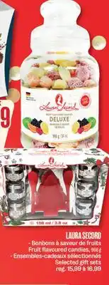 Jean Coutu LAURA SECORD Fruit flavoured candies, Selected gift sets offer