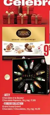 Jean Coutu ABTEY Chocolate liqueurs FERRERO COLLECTION Grand Assortment Chocolates offer