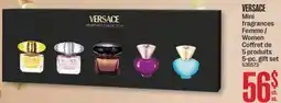 Jean Coutu VERSACE Mini fragrances Women 5-pc. gift set offer