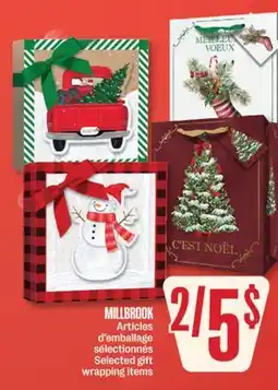 Jean Coutu MILLBROOK Selected gift wrapping items offer