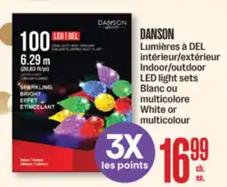 Jean Coutu DANSON Indoor/outdoor LED light sets offer