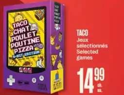 Jean Coutu TACO Selected games offer