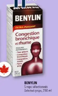 Familiprix BENYLIN, Selected syrups, 250 ml offer