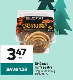 Giant Tiger St-Donat nun's pastry offer