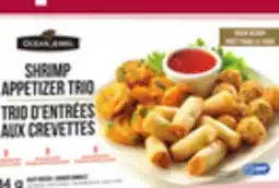 Giant Tiger Ocean Jewel Shrimp appetizer trio offer