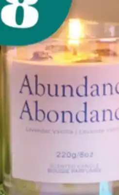 Giant Tiger Abundan Abondan Assorted Candle offer