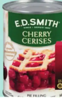 Giant Tiger E.D. Smith pie filling chocolate offer