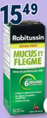 Familiprix Robitussin extra strength mucus & phlegm cherry flavour syrup 250ml offer