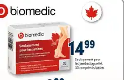 Familiprix Biomedic leg relief tablet 30un offer