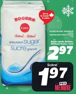 IGA LANTIC GRANULATED WHITE SUGAR offer