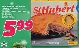 IGA ST-HUBERT FRESH PIE, GRATIN, TOURTIERE OR QUICHE offer