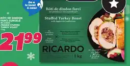 IGA RICARDO FROZEN STUFFED TURKEY ROAST offer