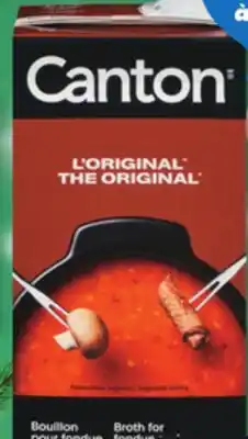 IGA CANTON (1,1 L) BROTH OR DIPPING SAUCE FOR FONDUE offer