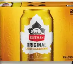 IGA SLEEMAN ORIGINAL DRAUGHT BEER offer