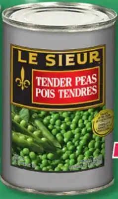 IGA LE SIEUR TENDER PEAS offer