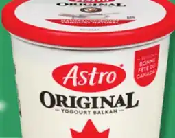 IGA ASTRO ORIGINAL YOGURT offer