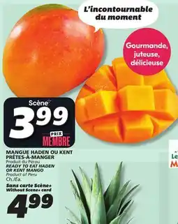 IGA READY TO EAT HADEN OR KENT MANGO offer