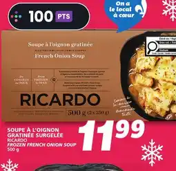 IGA RICARDO FROZEN FRENCH ONION SOUP offer
