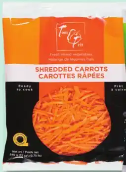 IGA TOUT PRÊT SHREDDED CARROTS OR BROCCOLI SLAW offer
