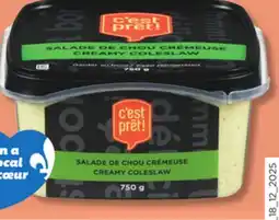 IGA C'EST PRÊT! SALAD offer