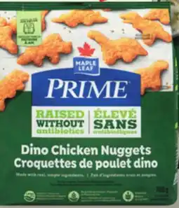 IGA MAPLE LEAF PRIME FROZEN BREADED CHICKEN STRIPS, NUGGETS, MEATBALLS OR STUFFED CHICKEN BREASTS offer