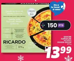 IGA RICARDO FROZEN QUICHE offer