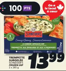 IGA SCHNEIDER'S FROZEN DIP offer