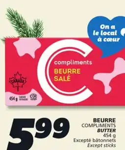 IGA COMPLIMENTS BUTTER offer