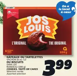 IGA VACHON COOKIES, TARTS OR CAKES offer