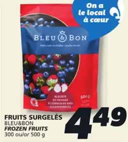 IGA BLEU&BON FROZEN FRUITS offer
